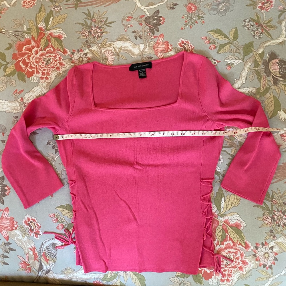 Cable & Gauge side laced sweater, size S